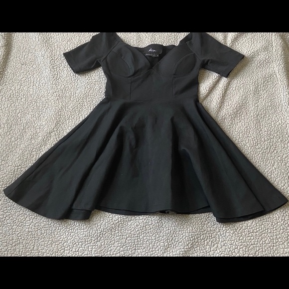 Nasty Gal Dresses & Skirts - 💥NWOT Nasty Gal Black Bustier A-line Dress💥